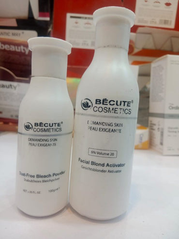 Becute Skin Polish Set – Becute Bleach Powder & Facial Blonde Activator