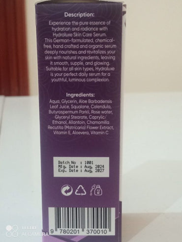 Kc Hydraluxe Skin Care Serum | Natural Purity & Radiance 30 Ml / 1.01 Fl. Oz.